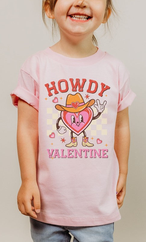 Howdy Valentine Kids Graphic Tee