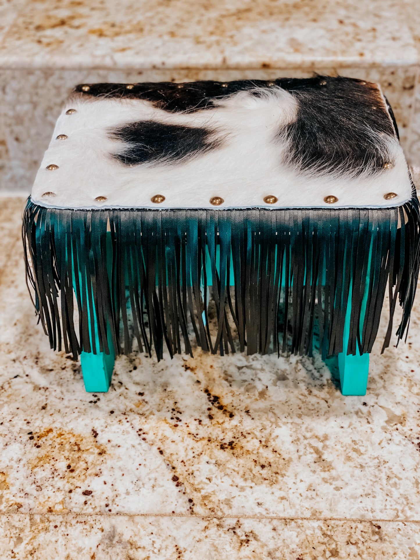 Cowhide Stool