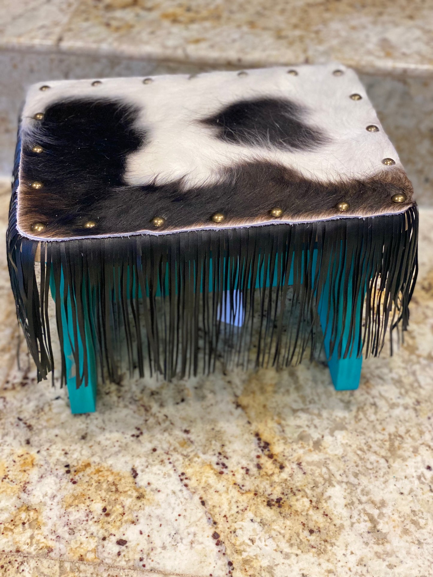 Cowhide Stool