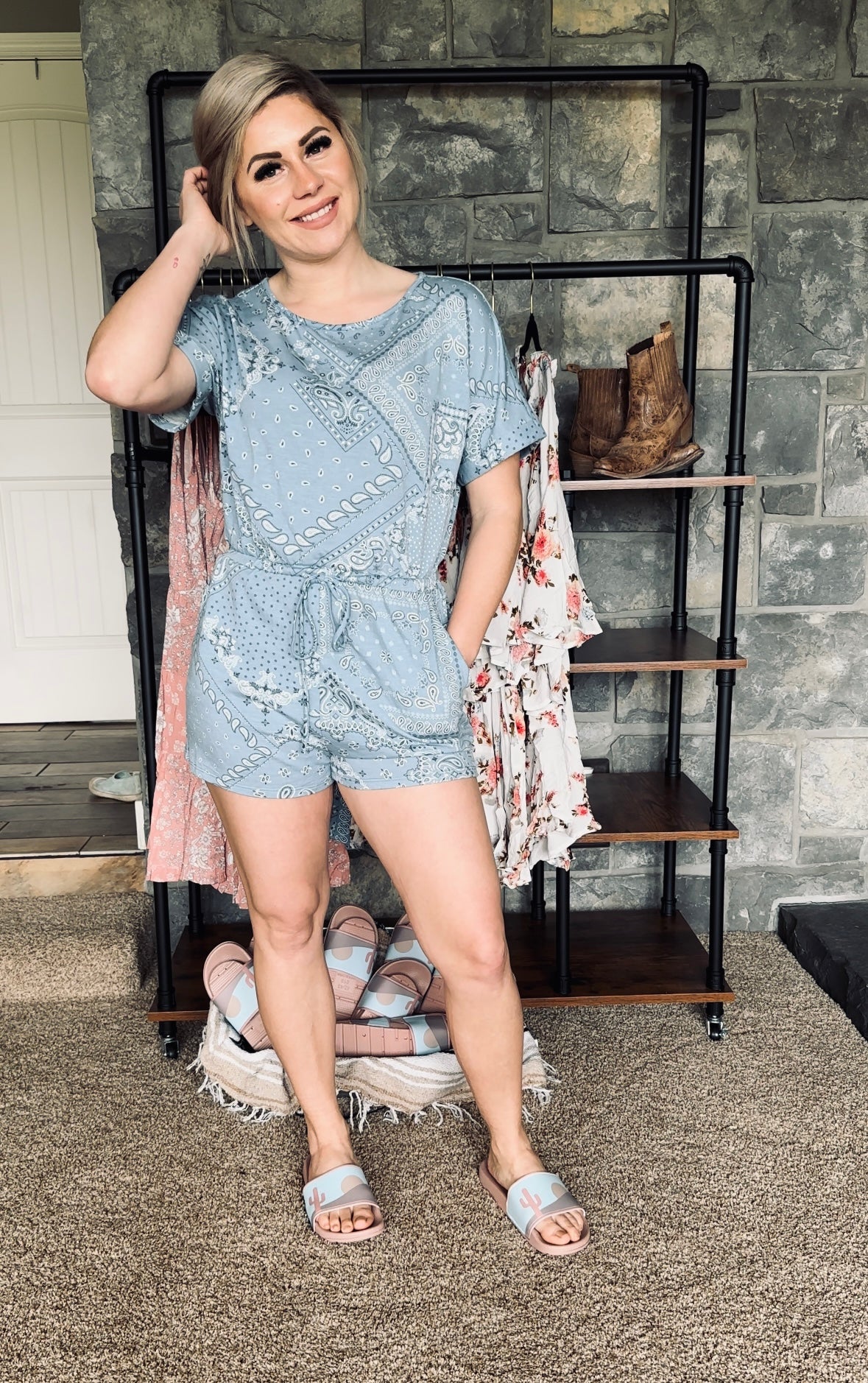 Paisley Romper