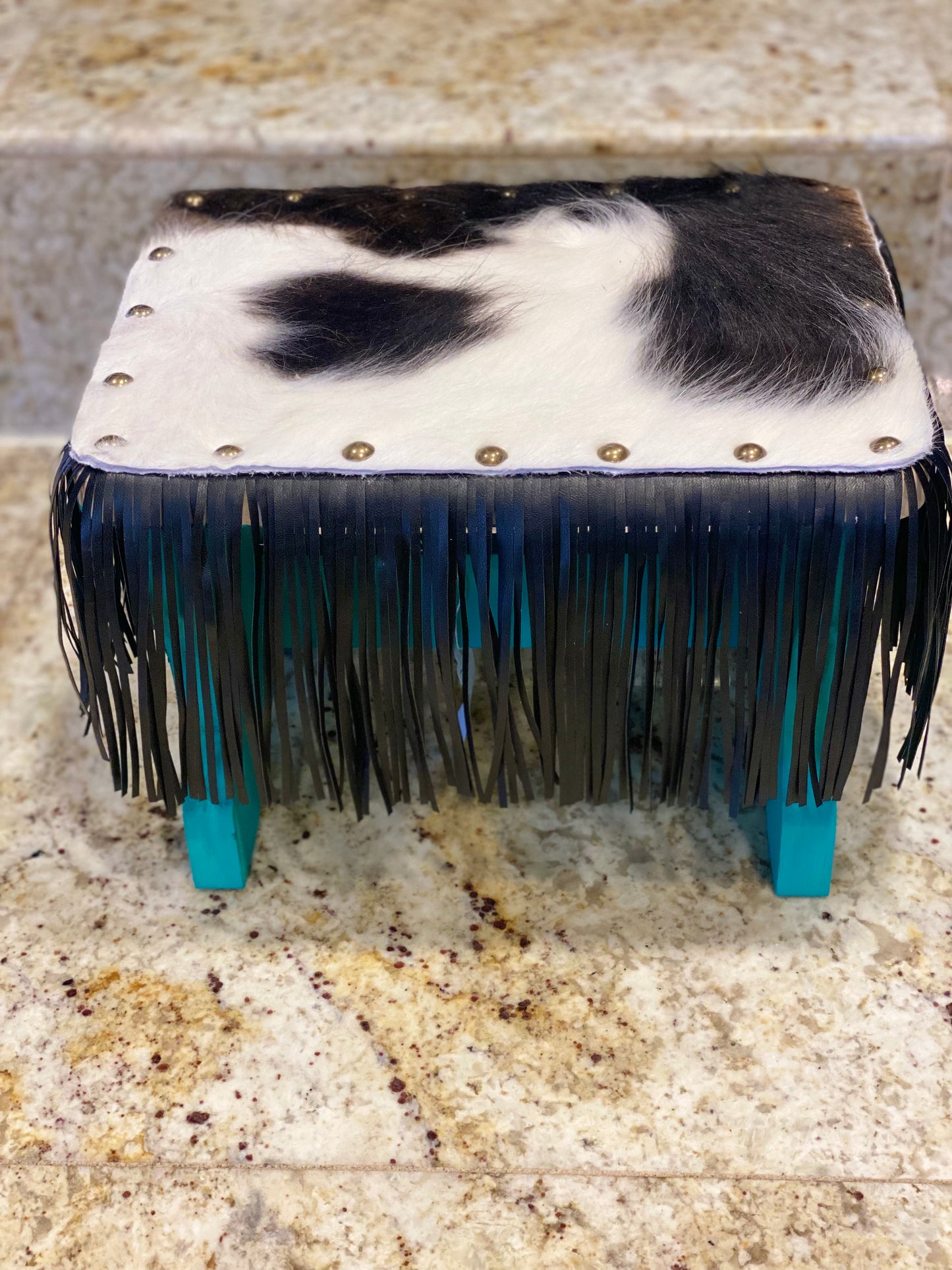 Cowhide Stool