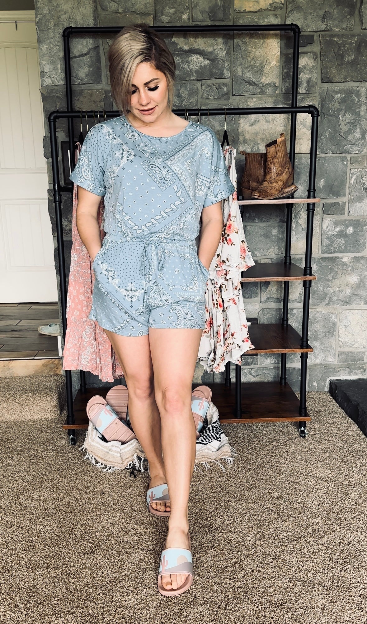 Paisley Romper