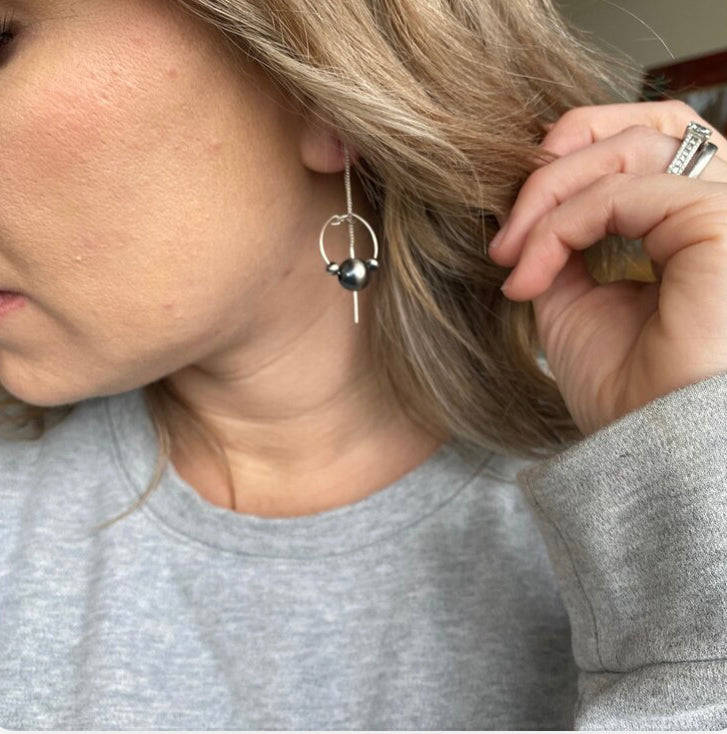 Ball and Chain Earrings