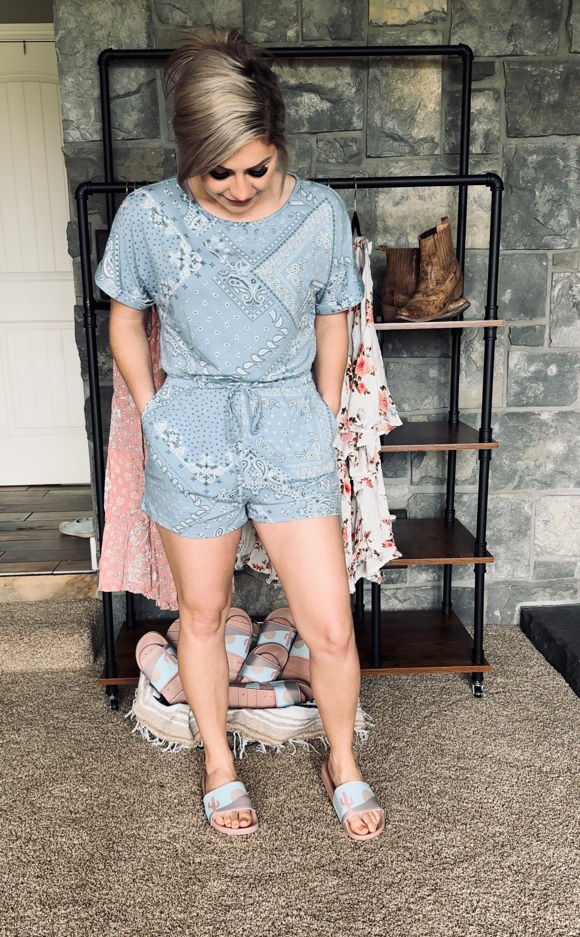 Paisley Romper